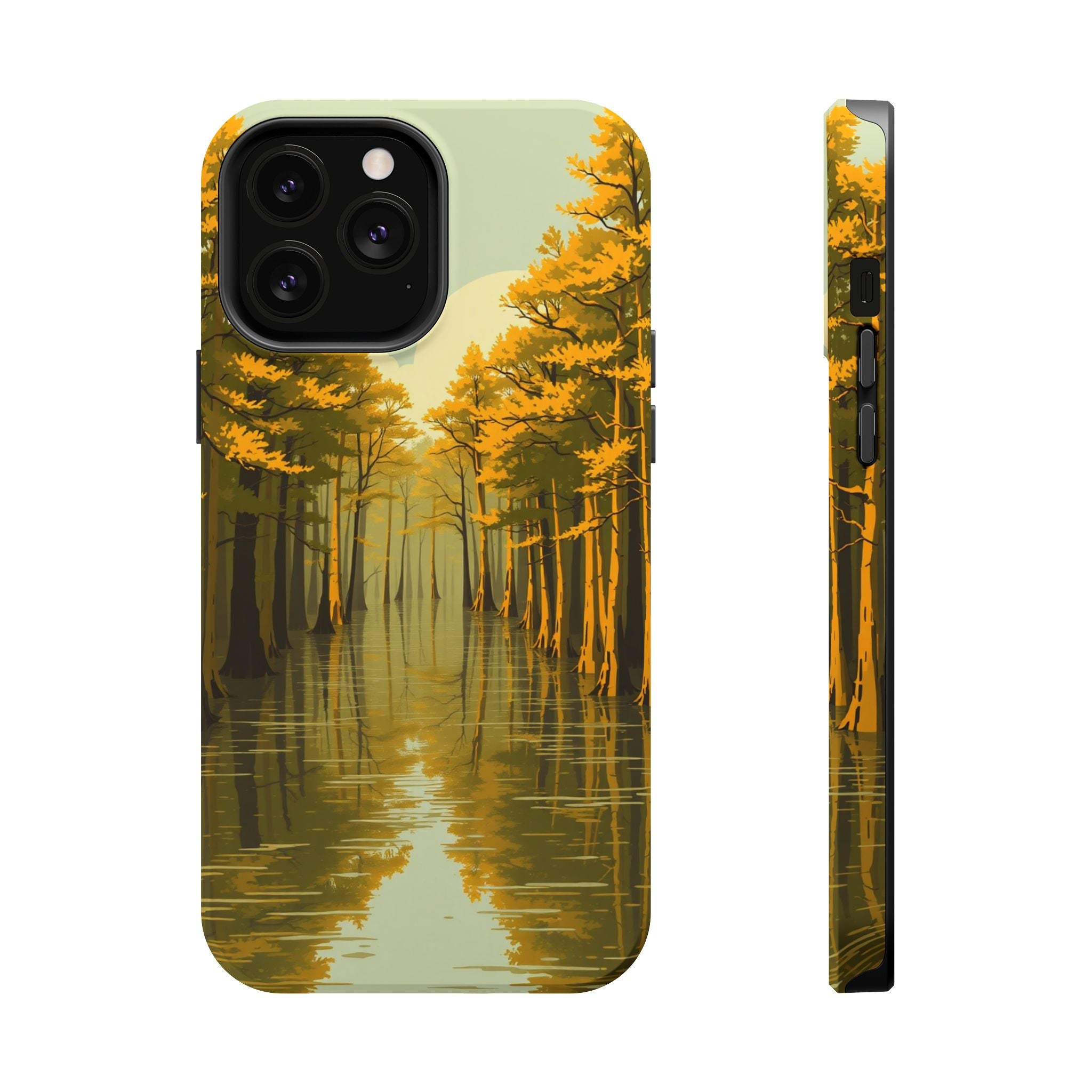 iPhone Cypress Swamp Enchanted Art Bold Modern Everyday Snap Case · iPhone Case