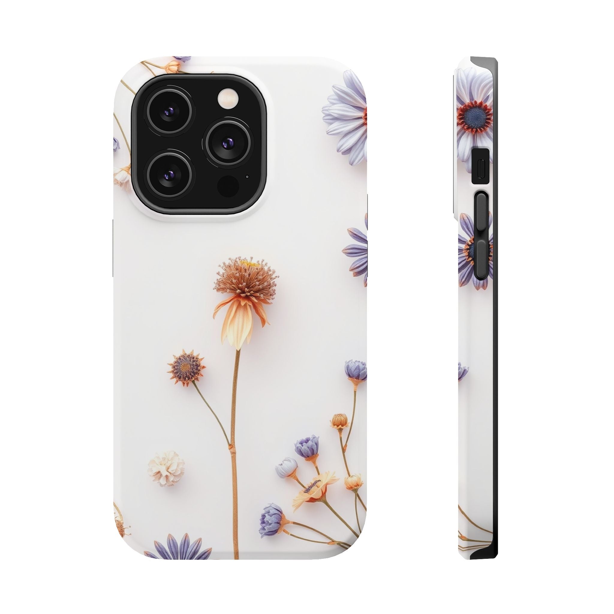 iPhone Dried Flower Flat Lay Bold Art Slim Everyday Designer Case · iPhone Case