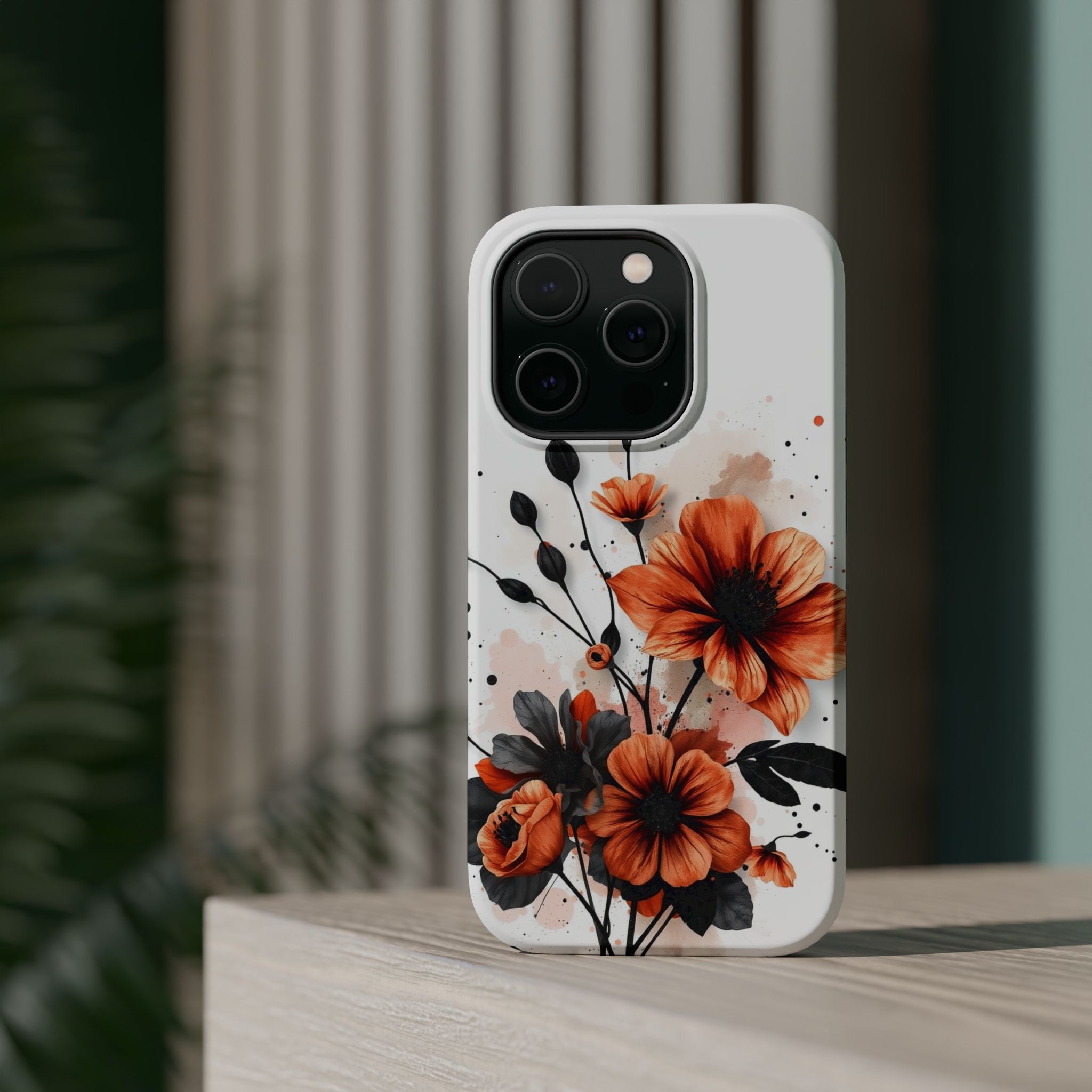 iPhone Floral Watercolor Splash 3D Digital Slim iPhone Everyday · iPhone Case