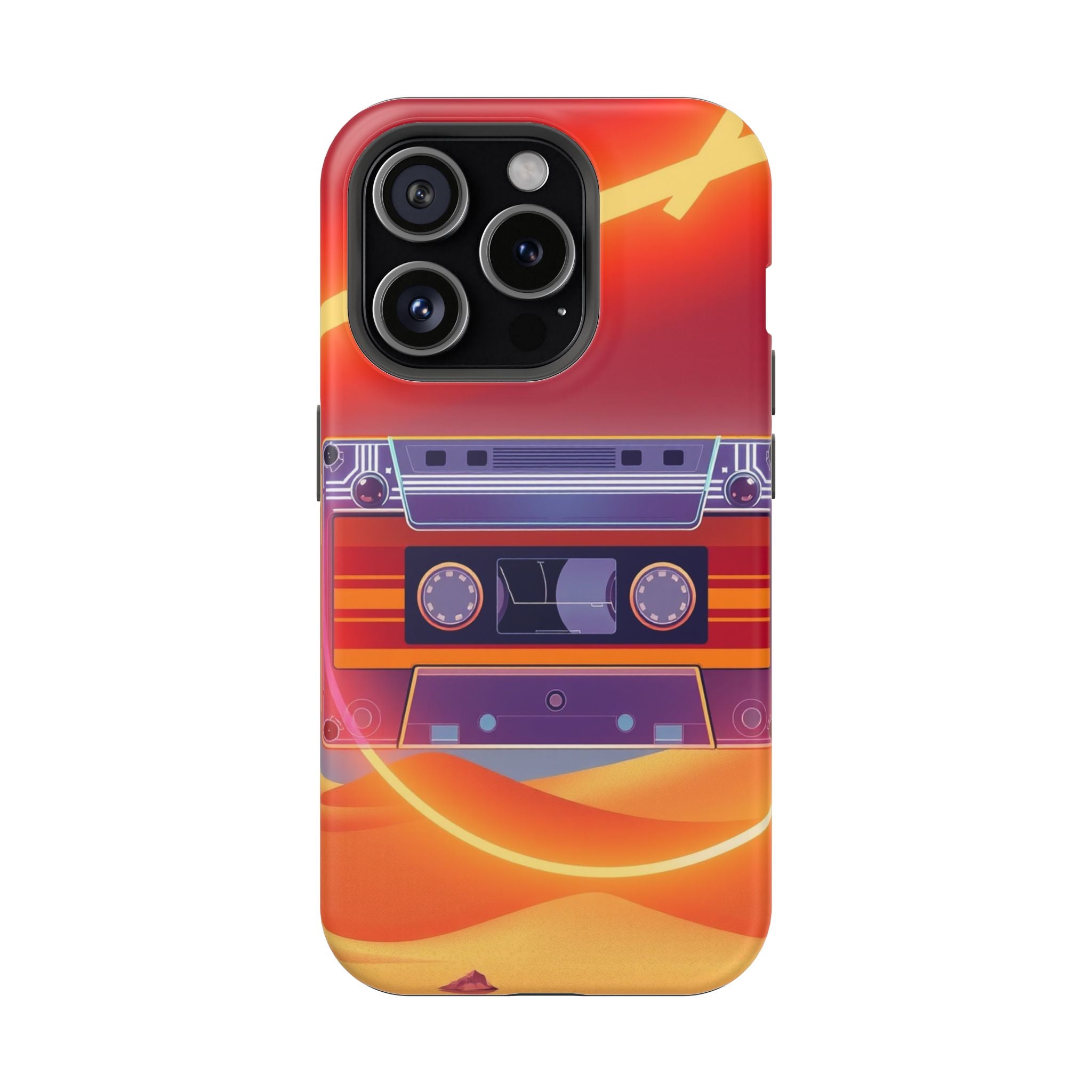 iPhone Cassette Tape Rewind Bold Art Slim Everyday Designer Case · iPhone Case
