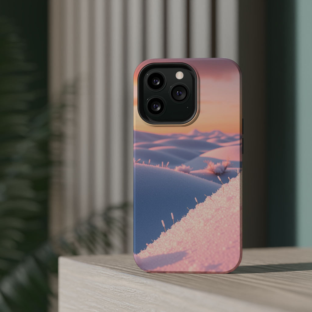 iPhone Snow Field 3D Digital Slim Everyday Designer Case · iPhone Case