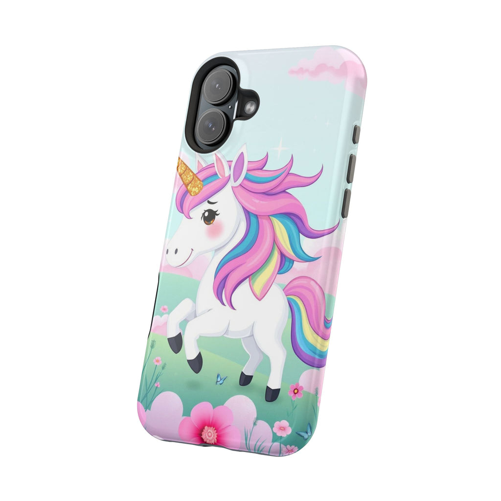 iPhone Rainbow Unicorn Kids Fun Soft iPhone Phone Case Gift Finish · iPhone Case