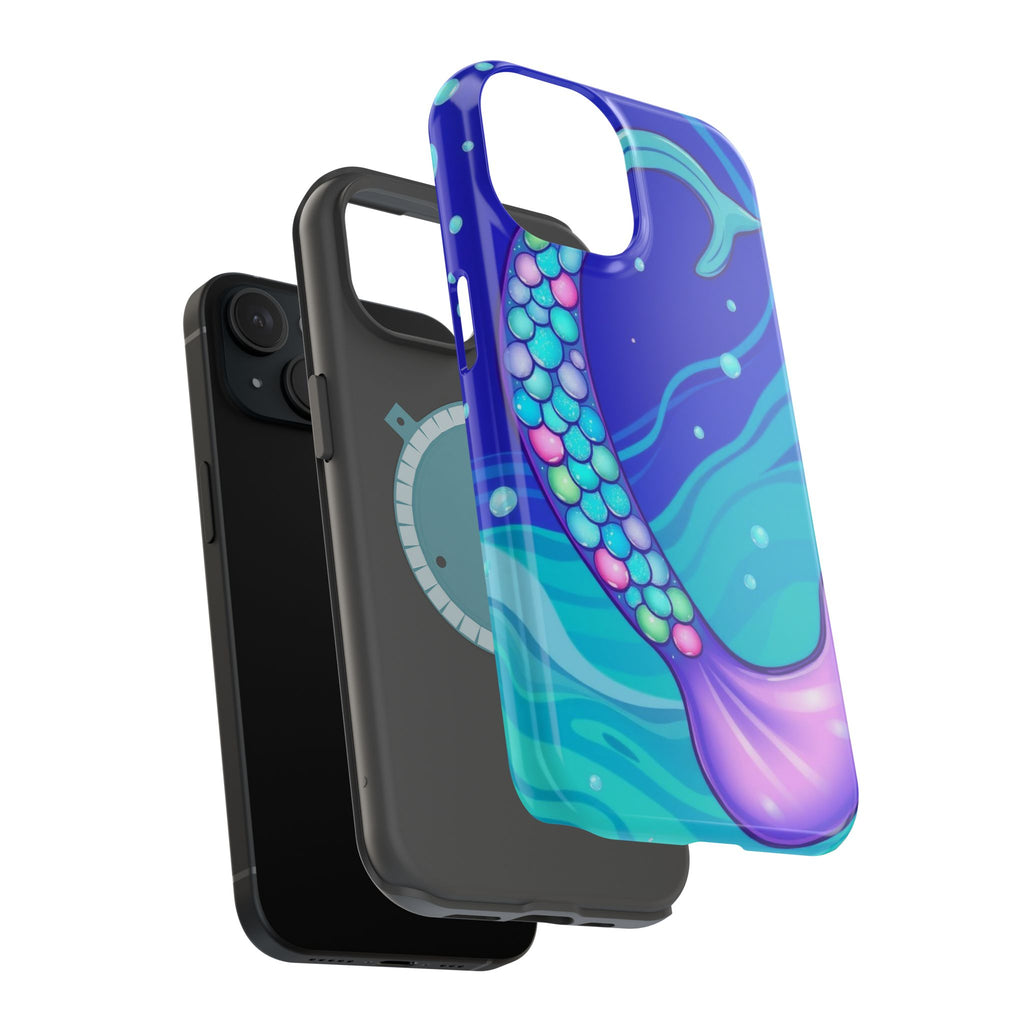 iPhone Mermaid Tail Swirl Kids Fun iPhone Phone Case Gift Artistic · iPhone Case