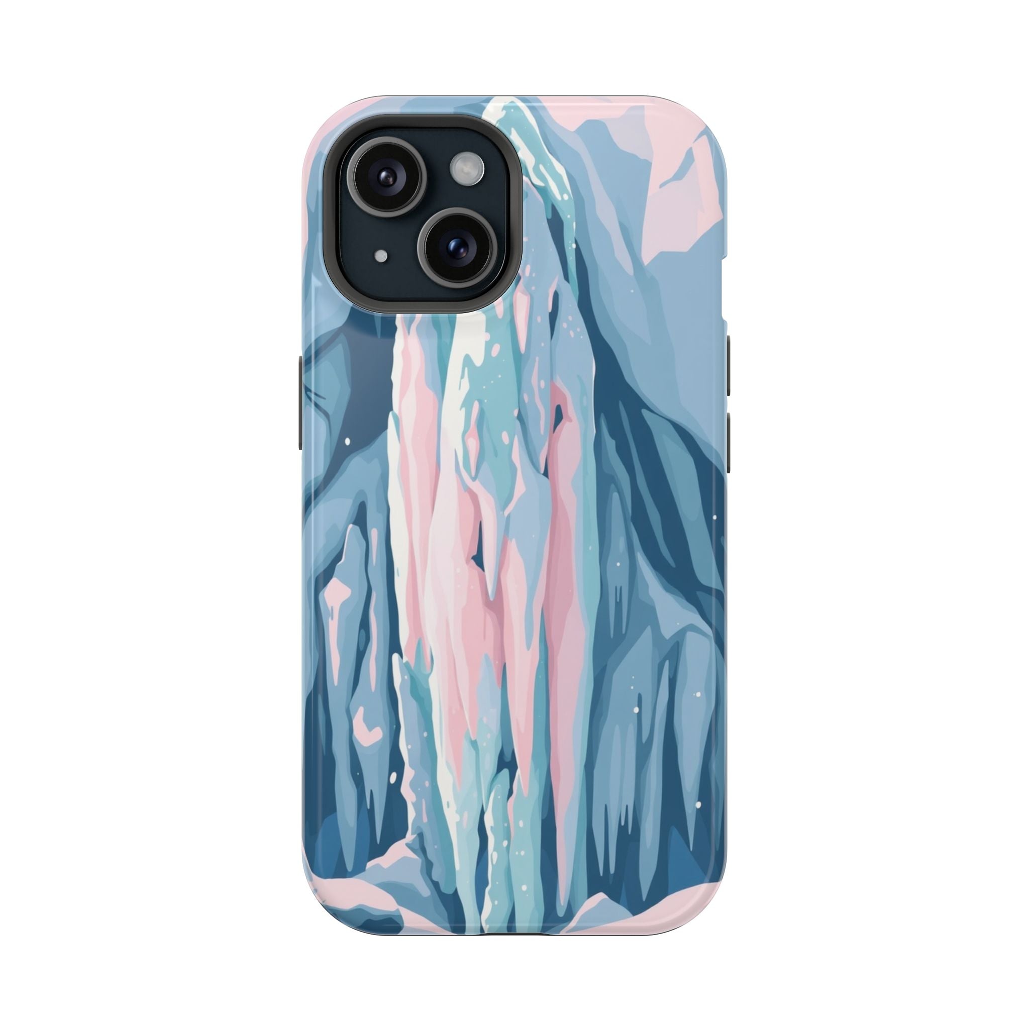 iPhone Mint And Blush Icicle Formation Slim Everyday Designer Case · iPhone Case