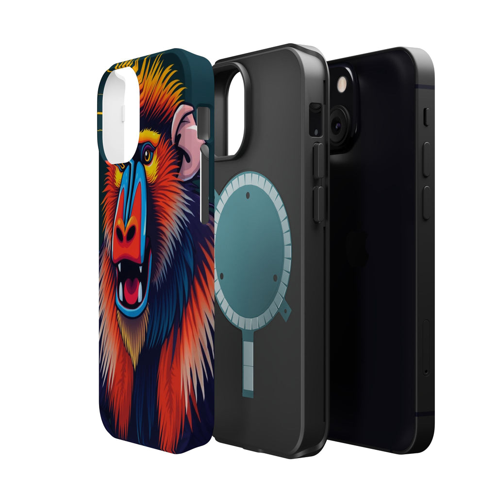 iPhone Mandrill Colorful Face Kids Fun iPhone Phone Case Gift Slim · iPhone Case