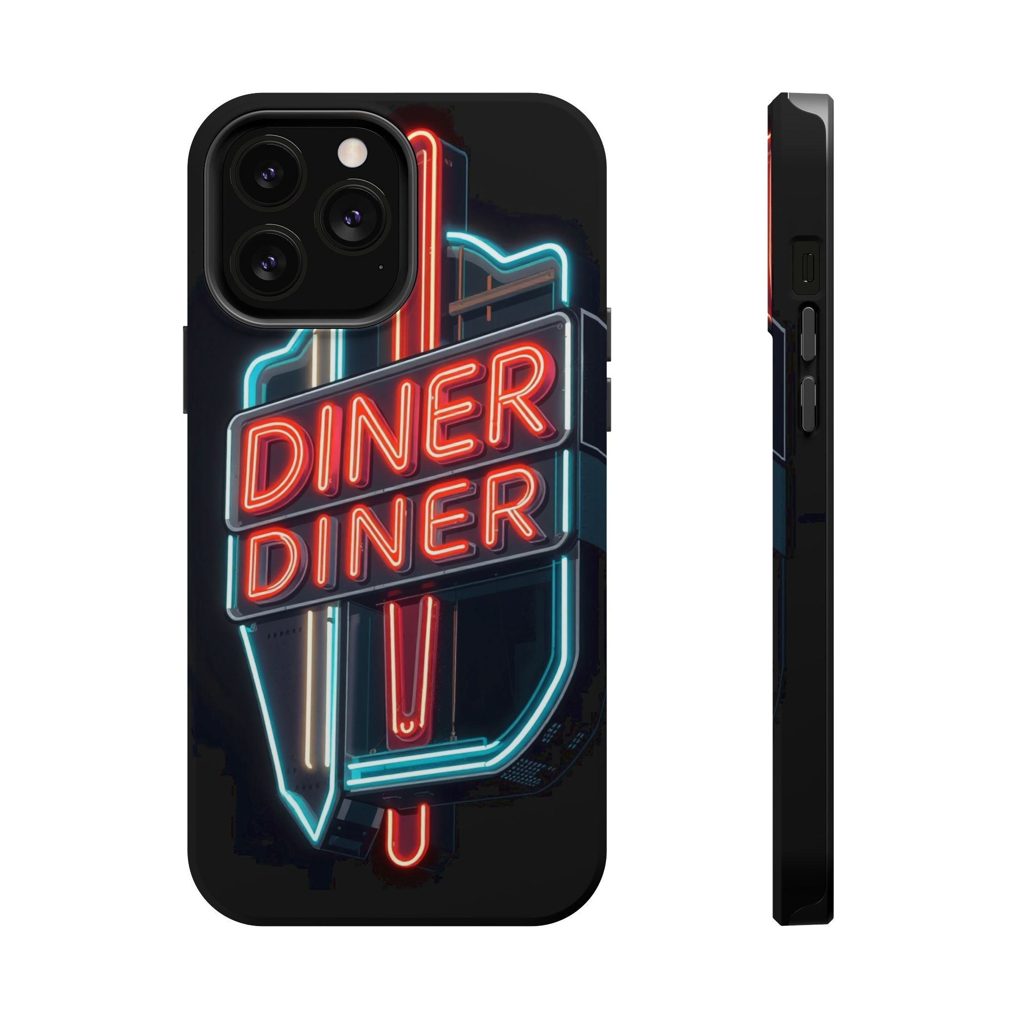 iPhone Neon Diner Sign Electric Art Slim Everyday Designer Case · iPhone Case