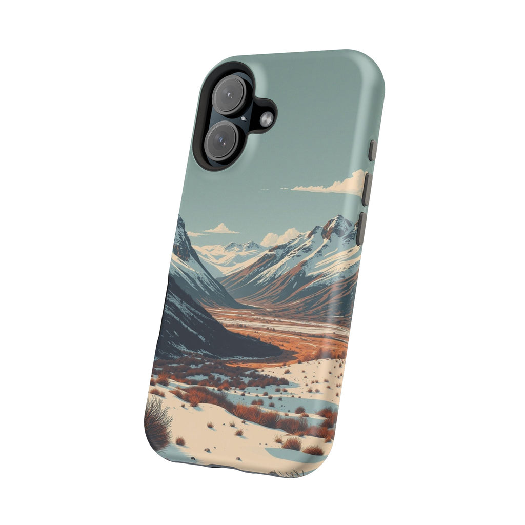 iPhone Serene Tundra Expanse Design Slim Everyday Designer Case · iPhone Case