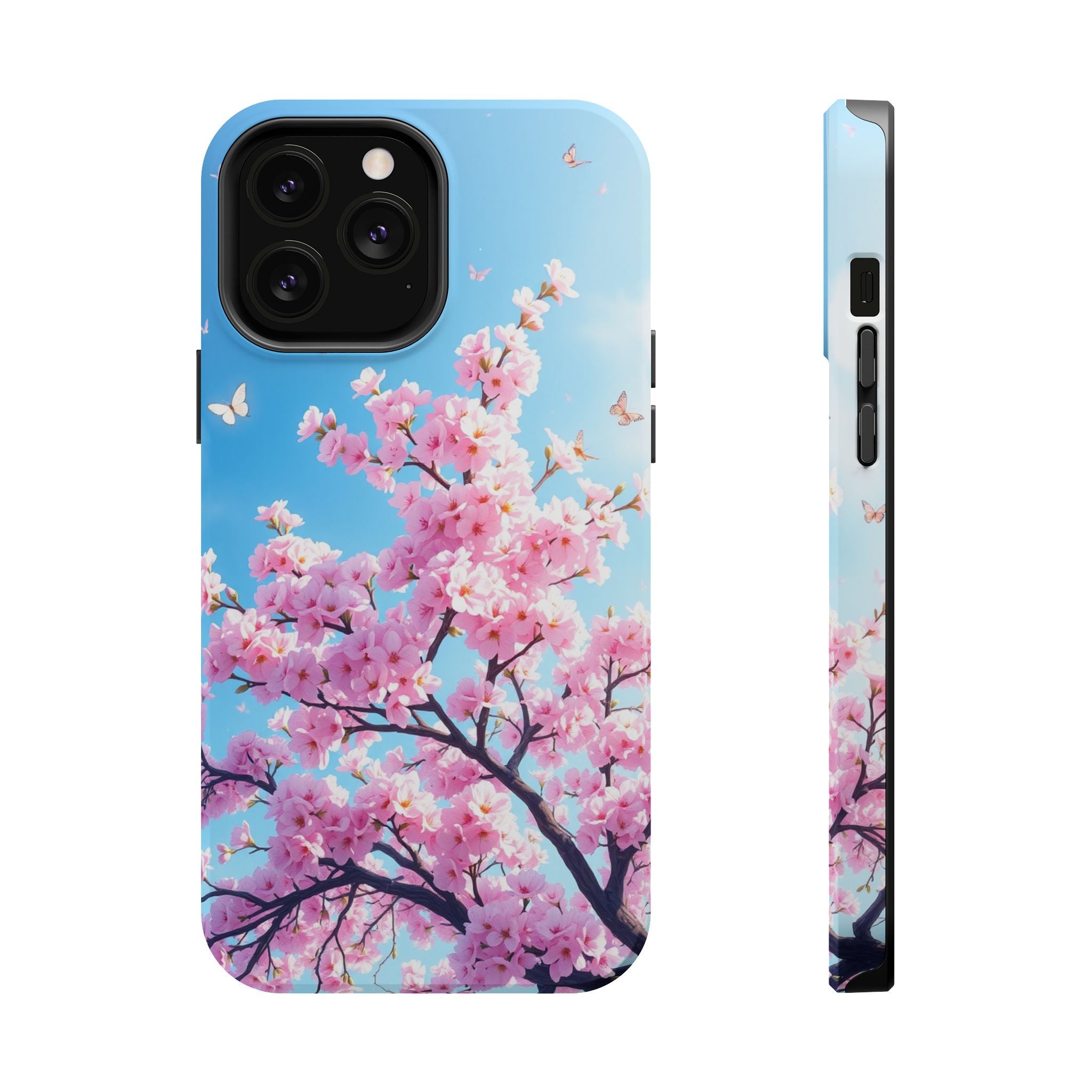 iPhone Cherry Blossom Floral Slim Everyday Designer Case · iPhone Case