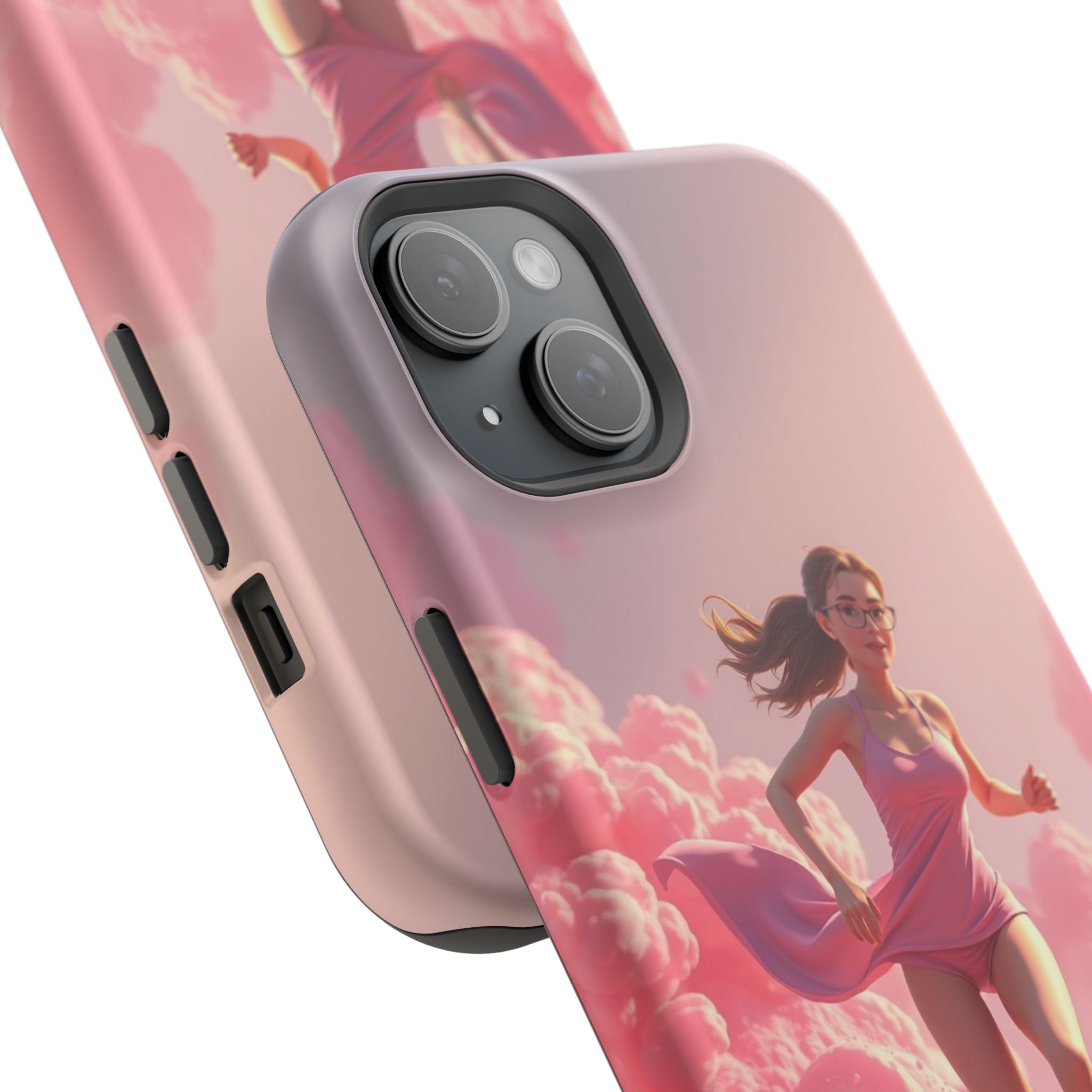 iPhone on Fumes 3D Digital Bold Modern Everyday Snap Case · iPhone Case