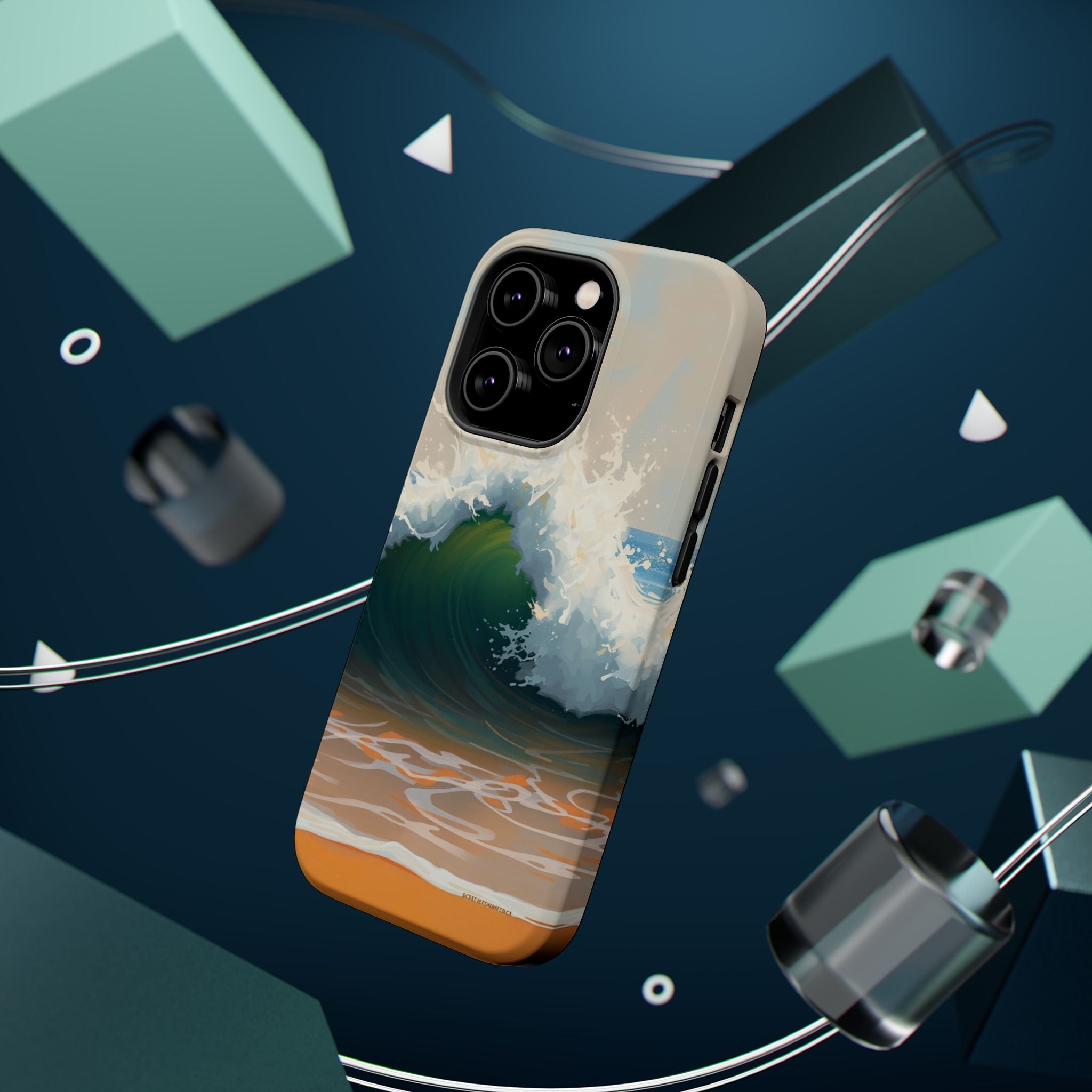iPhone Radiant Ocean Wave Crash Design Slim Everyday Designer Case · iPhone Case