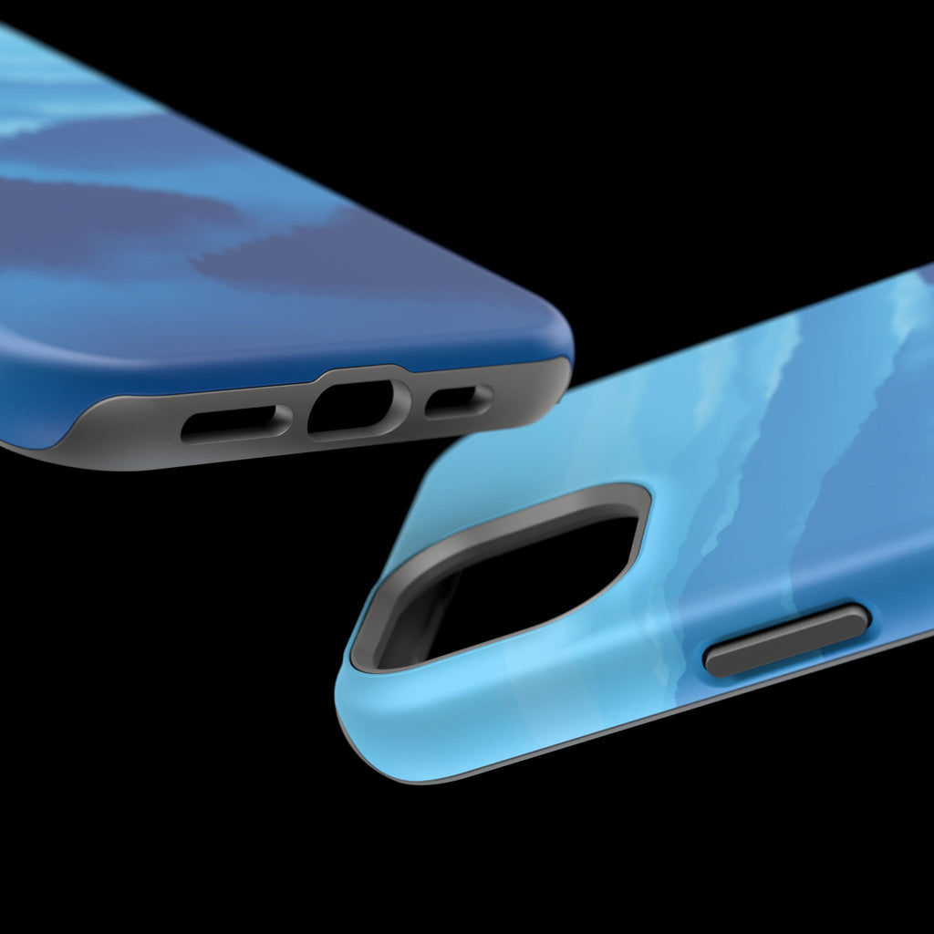 iPhone Fog Rolling Over Hills Pixel Art -Bit Slim iPhone Everyday · iPhone Case