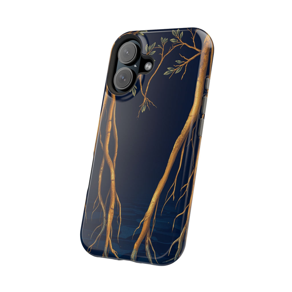 iPhone Mangrove Roots Electric Art Bold Modern Everyday Snap Case · iPhone Case