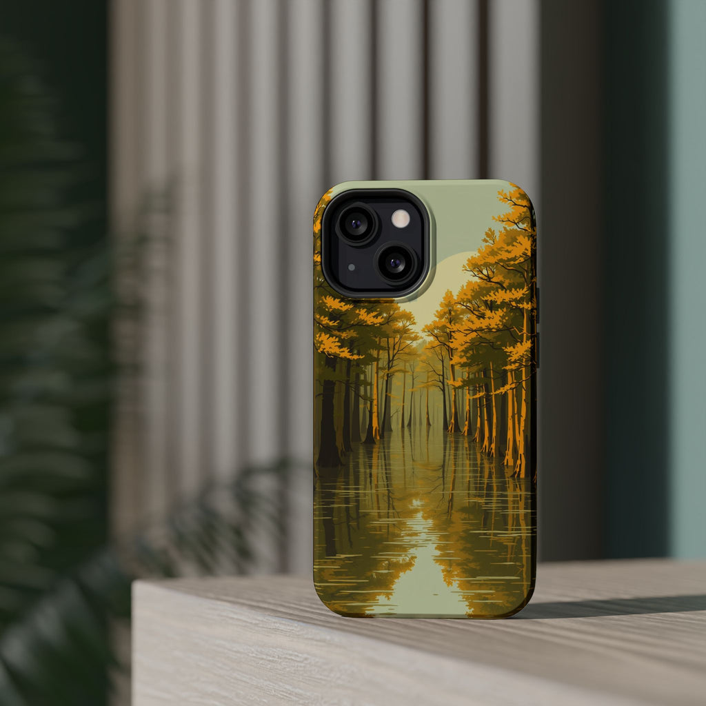 iPhone Cypress Swamp Enchanted Art Bold Modern Everyday Snap Case · iPhone Case