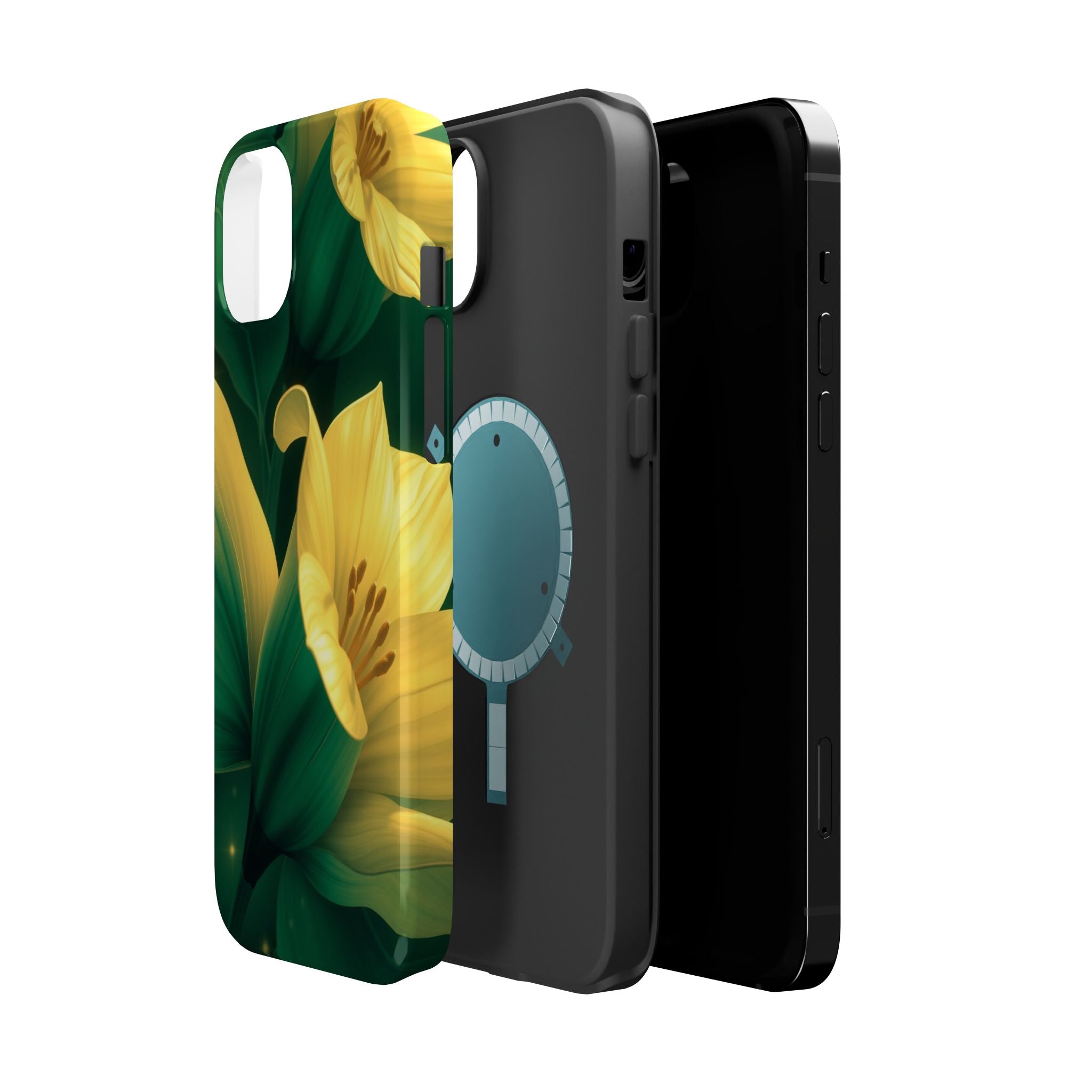 iPhone Night Bloomer Gold Foil Luxury Slim Everyday Designer Case · iPhone Case