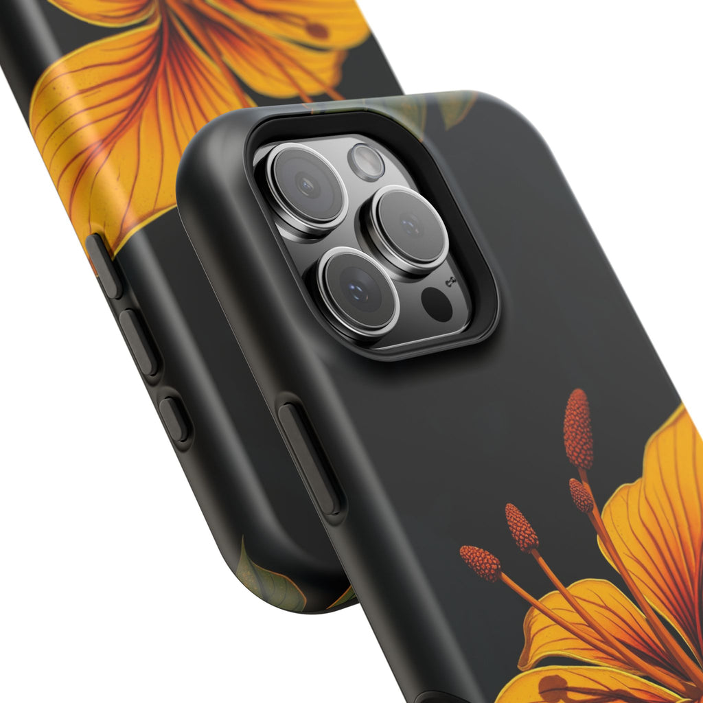 iPhone Earthy Tropical Bloom Design Artistic Everyday Cas Slim Snap Case · iPhon