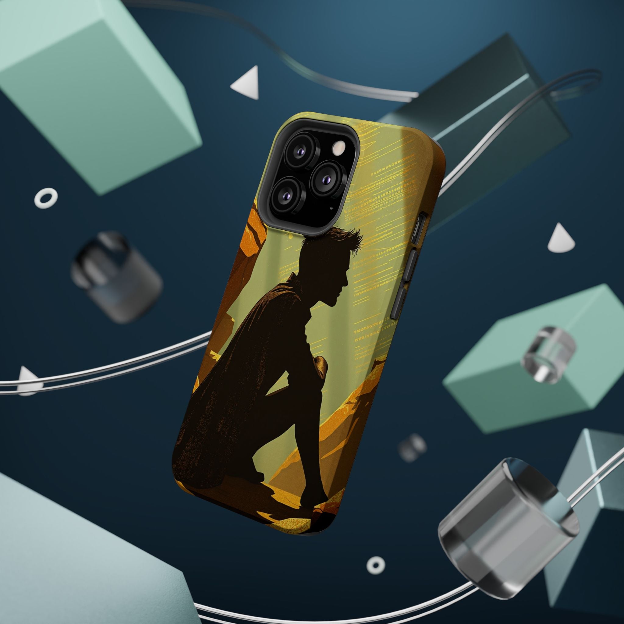 iPhone Mustard And Rust Overthinking Again Slim Everyday Designer Case · iPhone
