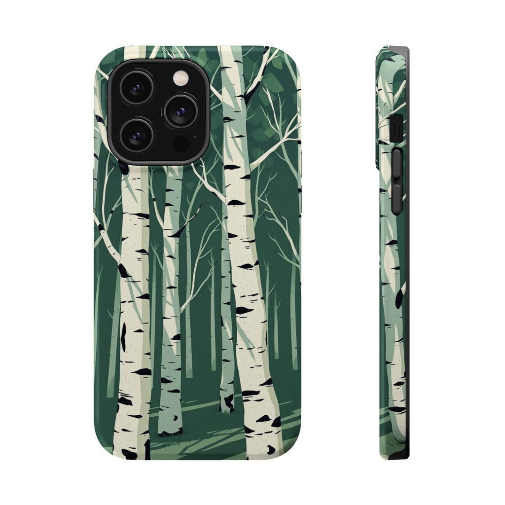 iPhone Birch Grove Abstract Geometric Slim Everyday Designer Case · iPhone Case