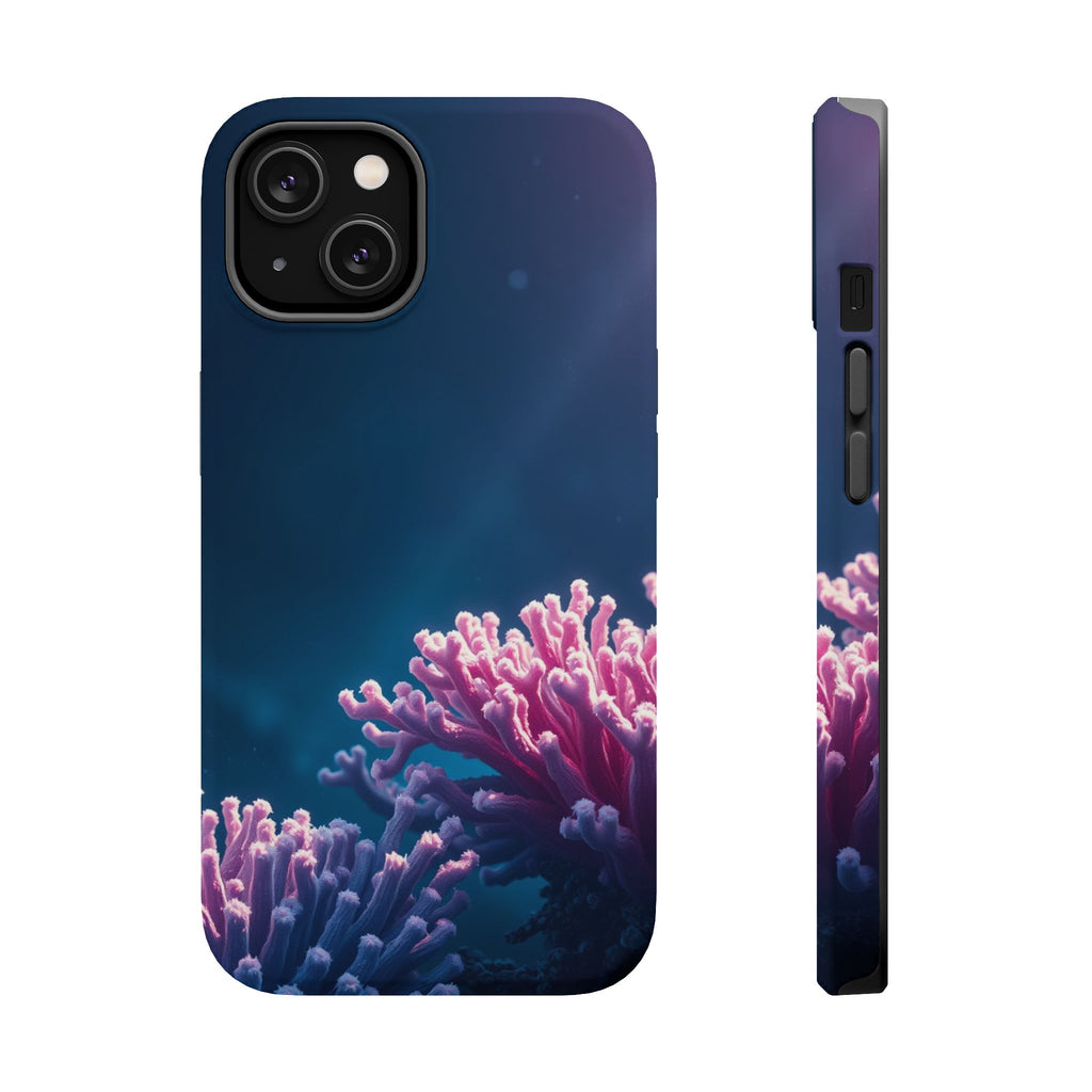 iPhone Indigo And Violet Coral Reef Life Slim Everyday iPhone 15 · iPhone Case