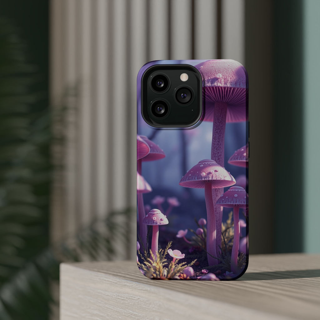 iPhone Mushroom Forest Dreamy Ethereal Slim Everyday Designer Case · iPhone Case