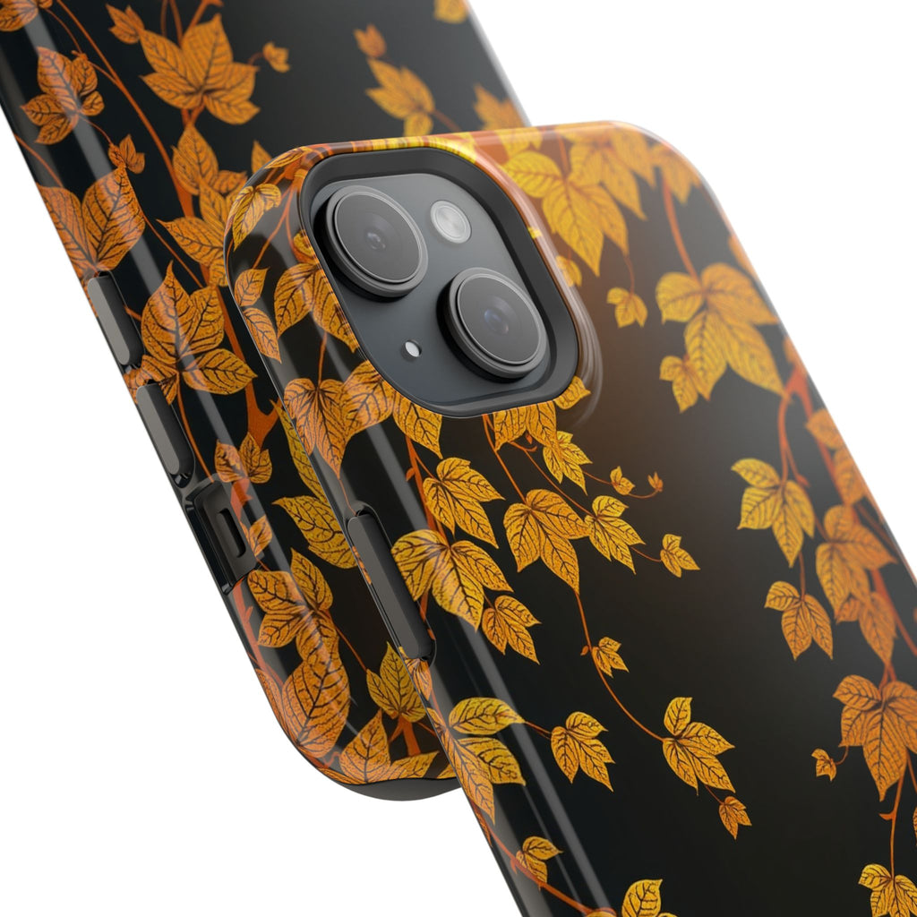 iPhone Mustard And Rust Art Nouveau Vine Slim Everyday iPhone 14 · iPhone Case