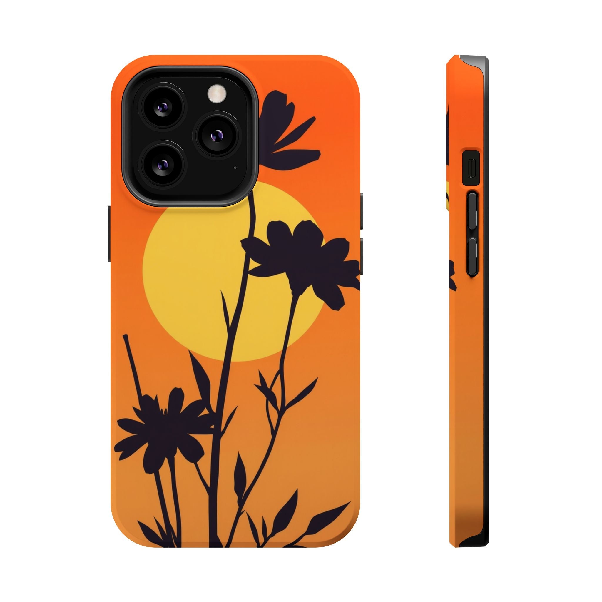 iPhone Vibrant Floral Silhouette Design Slim Everyday iPhone Designer · iPhone C