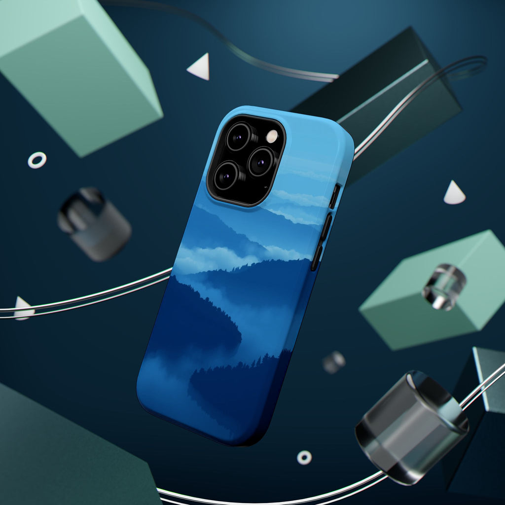 iPhone Fog Rolling Over Hills Pixel Art -Bit Slim iPhone Everyday · iPhone Case