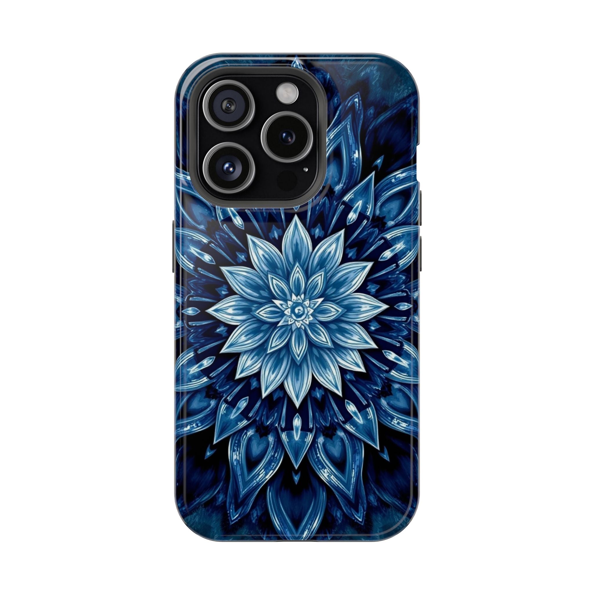 iPhone Floral Mandala Electric Art Bold Modern Everyday Snap Case · iPhone Case