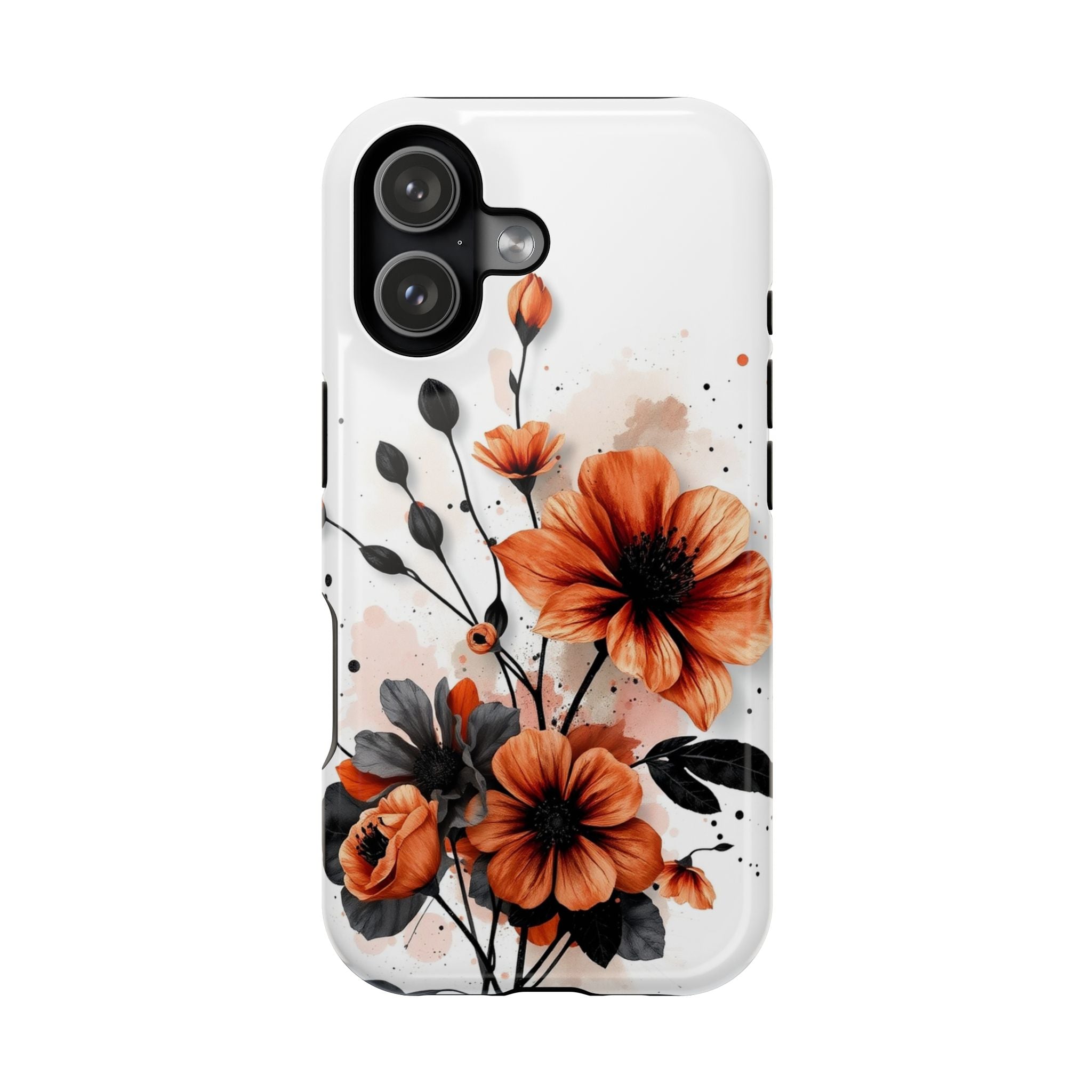 iPhone Floral Watercolor Splash 3D Digital Slim iPhone Everyday · iPhone Case