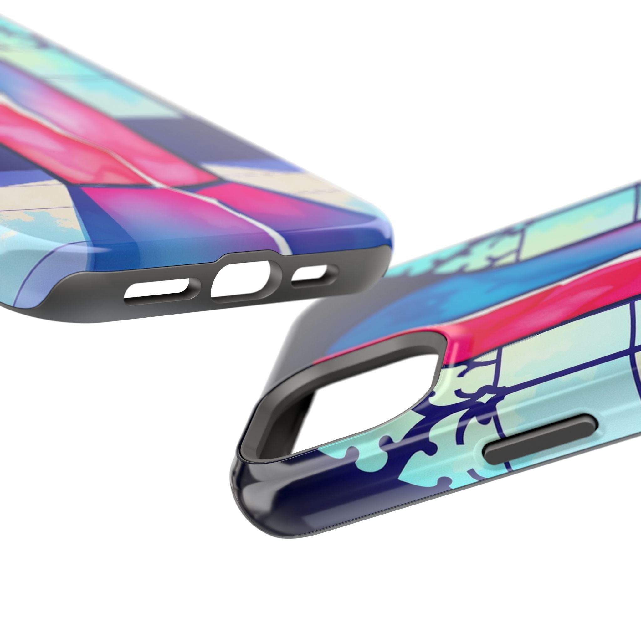 iPhone Stained Glass Break Electric Art Slim Everyday iPhone Designer · iPhone C