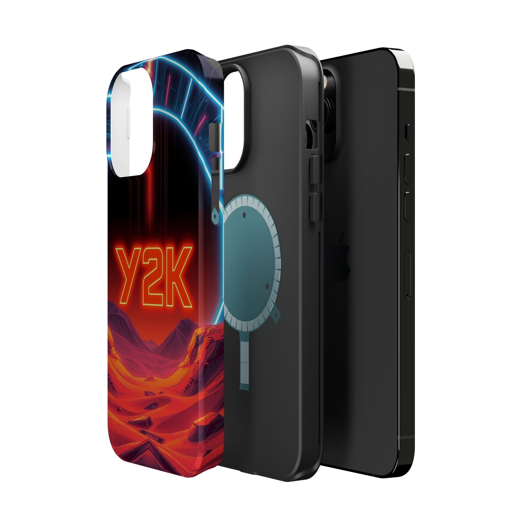 iPhone Y2K Holographic Enchanted Art Slim Everyday Designer Case · iPhone Case