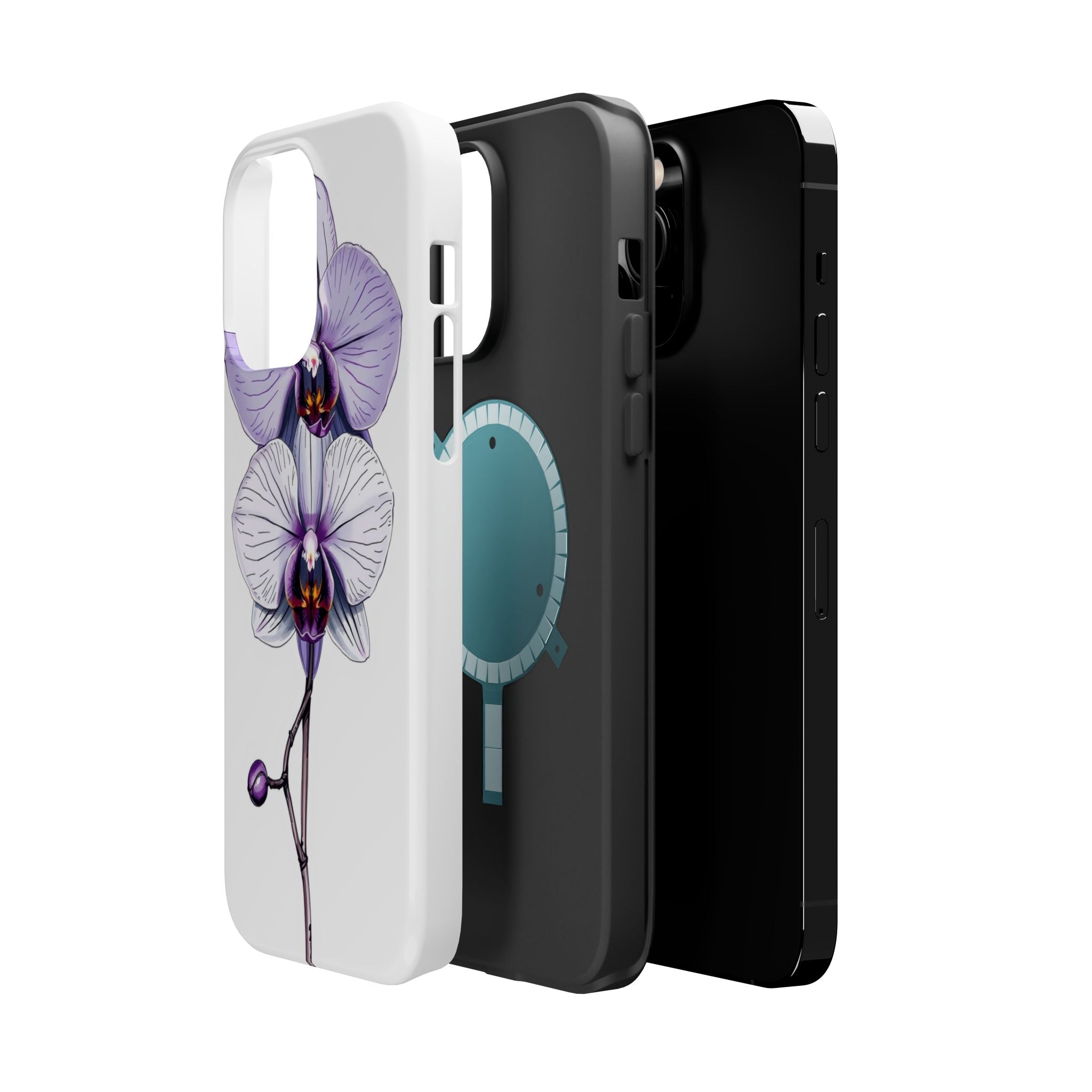 iPhone Orchid Study Hand-Drawn Sketch Slim Everyday Designer Case · iPhone Case