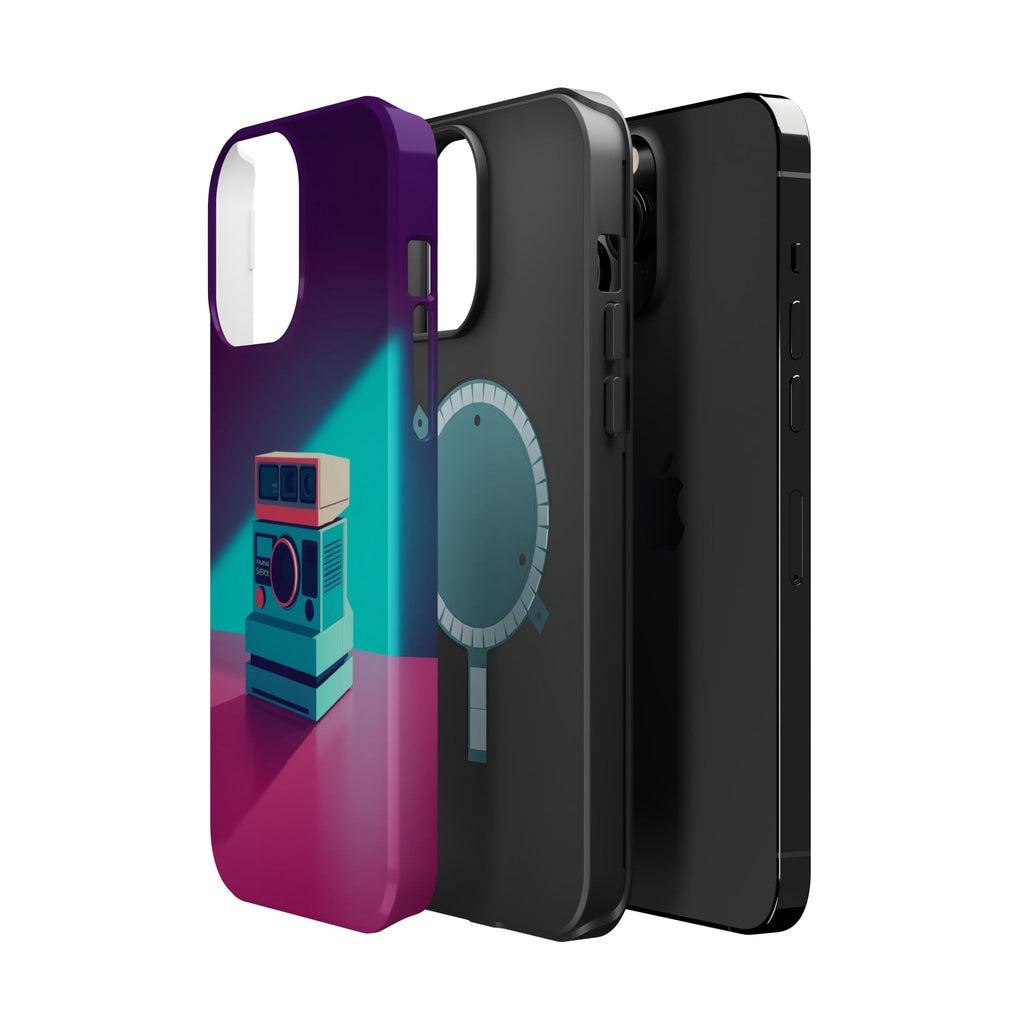 iPhone Polaroid Stack Memory Pop Art Bold Slim Everyday Designer Case · iPhone C