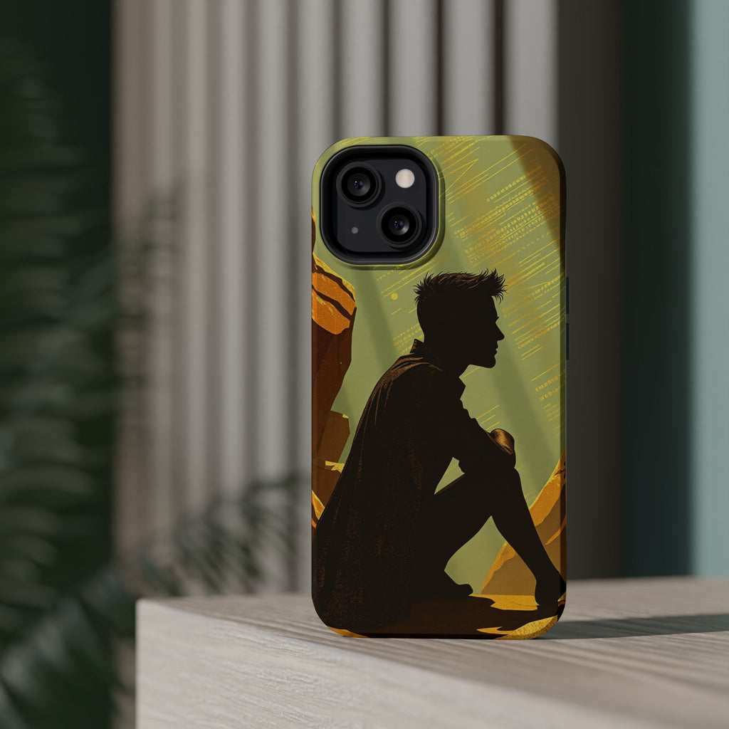 iPhone Mustard And Rust Overthinking Again Slim Everyday Designer Case · iPhone
