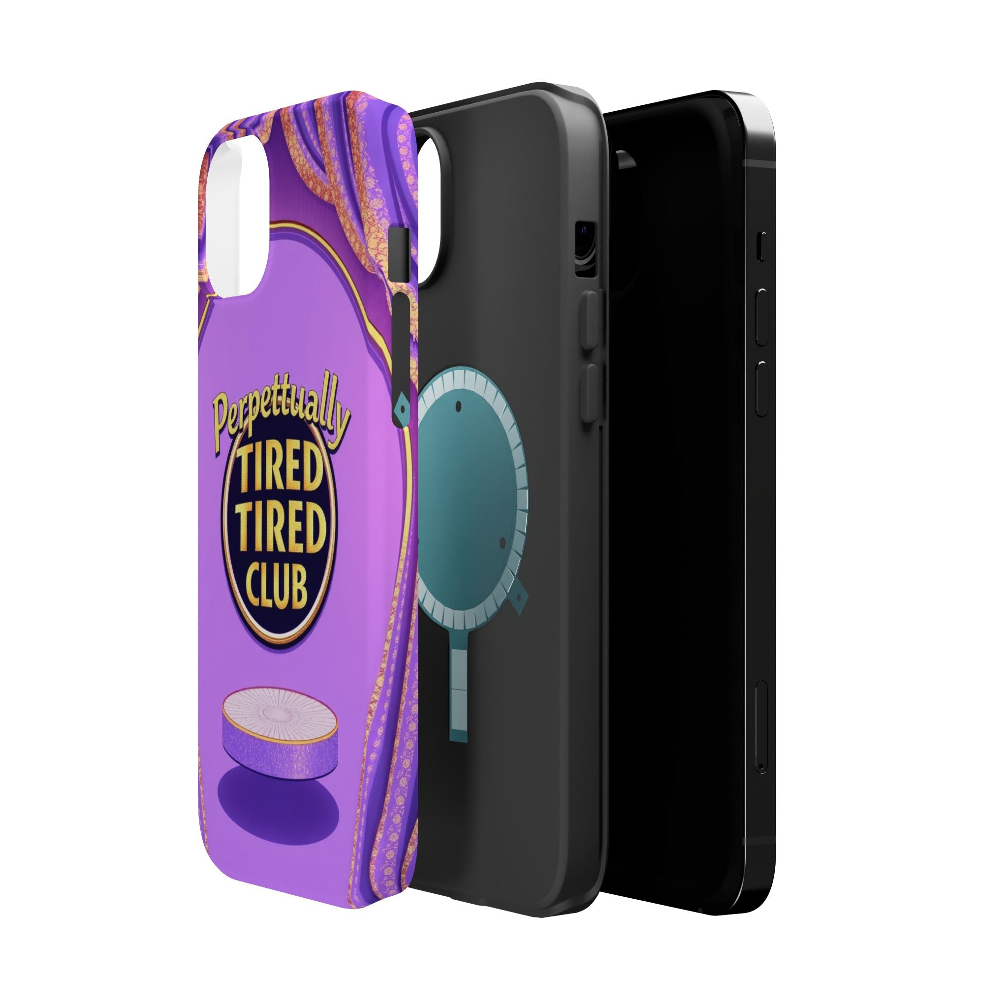 iPhone Perpetually Tired Club Bold Art Slim Everyday Designer Case · iPhone Case