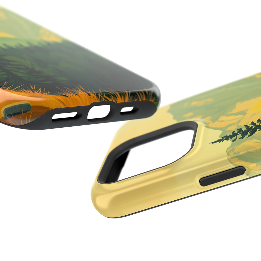 iPhone Pine Ridge Oil Painting Impressionist Slim iPhone Everyday · iPhone Case