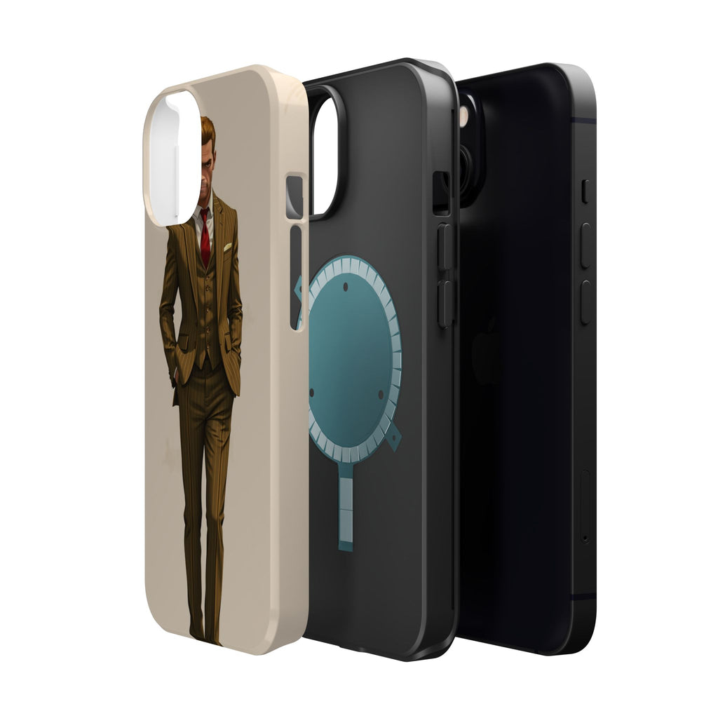 iPhone Pinstripe Suit Grunge Distressed Slim Everyday Designer Case · iPhone Cas