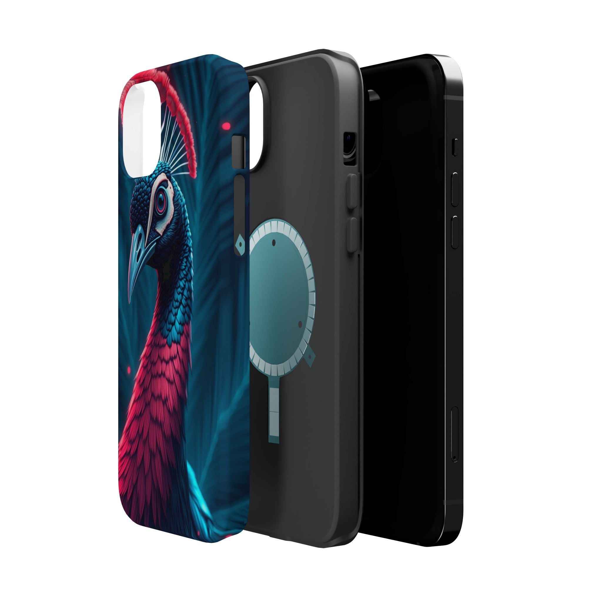 iPhone Nouveau Peacock Electric Art Slim Everyday Designer Case · iPhone Case