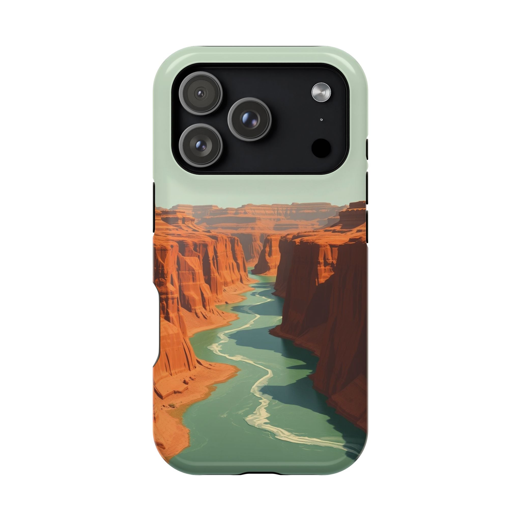 iPhone Burnt Orange And Sand River Canyon Slim iPhone Everyday Designer · iPhone