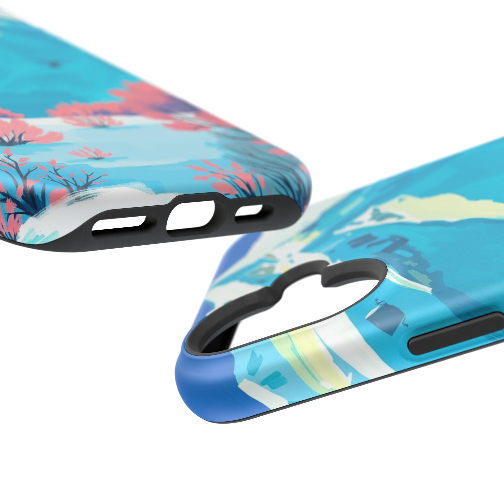 iPhone Snow Field Electric Art Slim Everyday Designer Case · iPhone Case