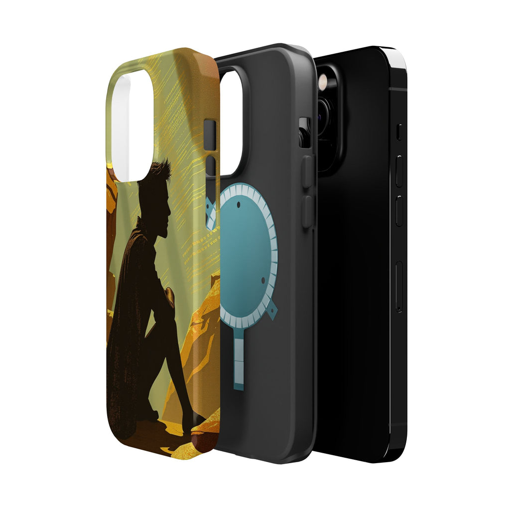 iPhone Mustard And Rust Overthinking Again Slim Everyday Designer Case · iPhone