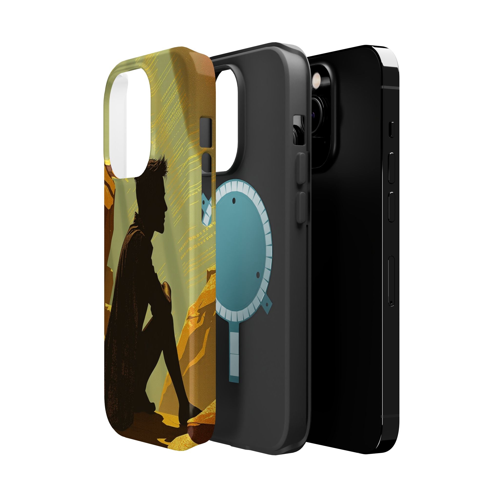 iPhone Mustard And Rust Overthinking Again Slim Everyday Designer Case · iPhone