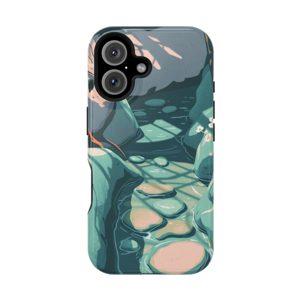 iPhone Vibrant Spring Creek Design 19 Slim Everyday Designer Case · iPhone Case