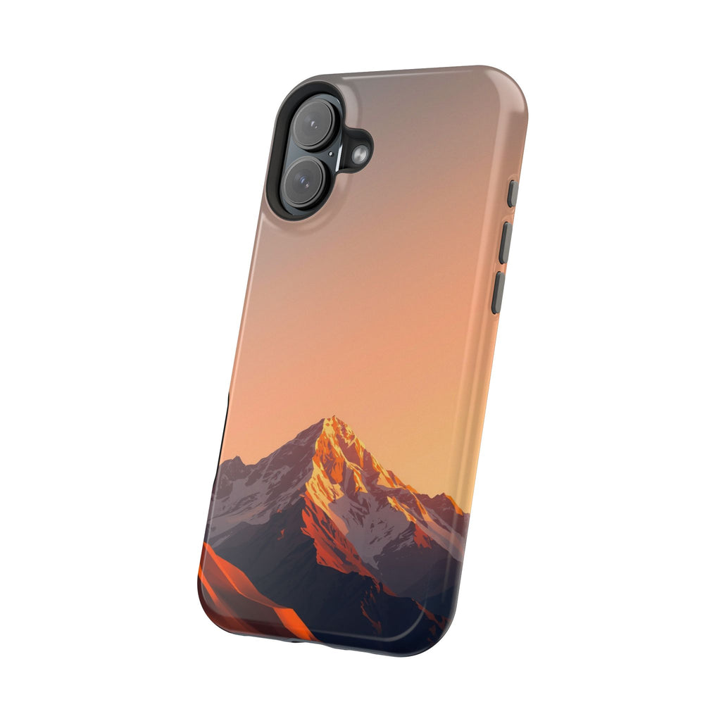 iPhone Mountain at Sunrise Bold Art 10 Slim Everyday Designer Case · iPhone Case