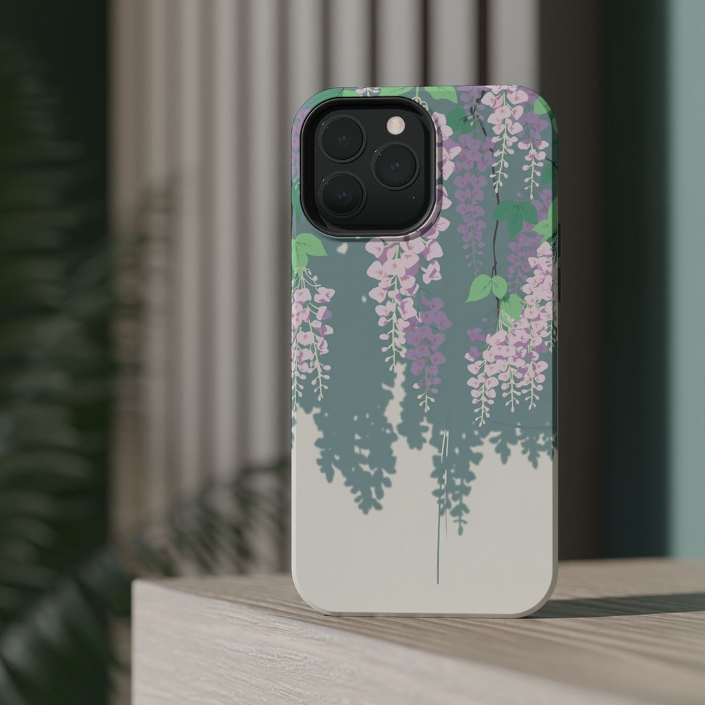 iPhone Dreamy Wisteria Cascade Design Slim Everyday Designer Case · iPhone Case