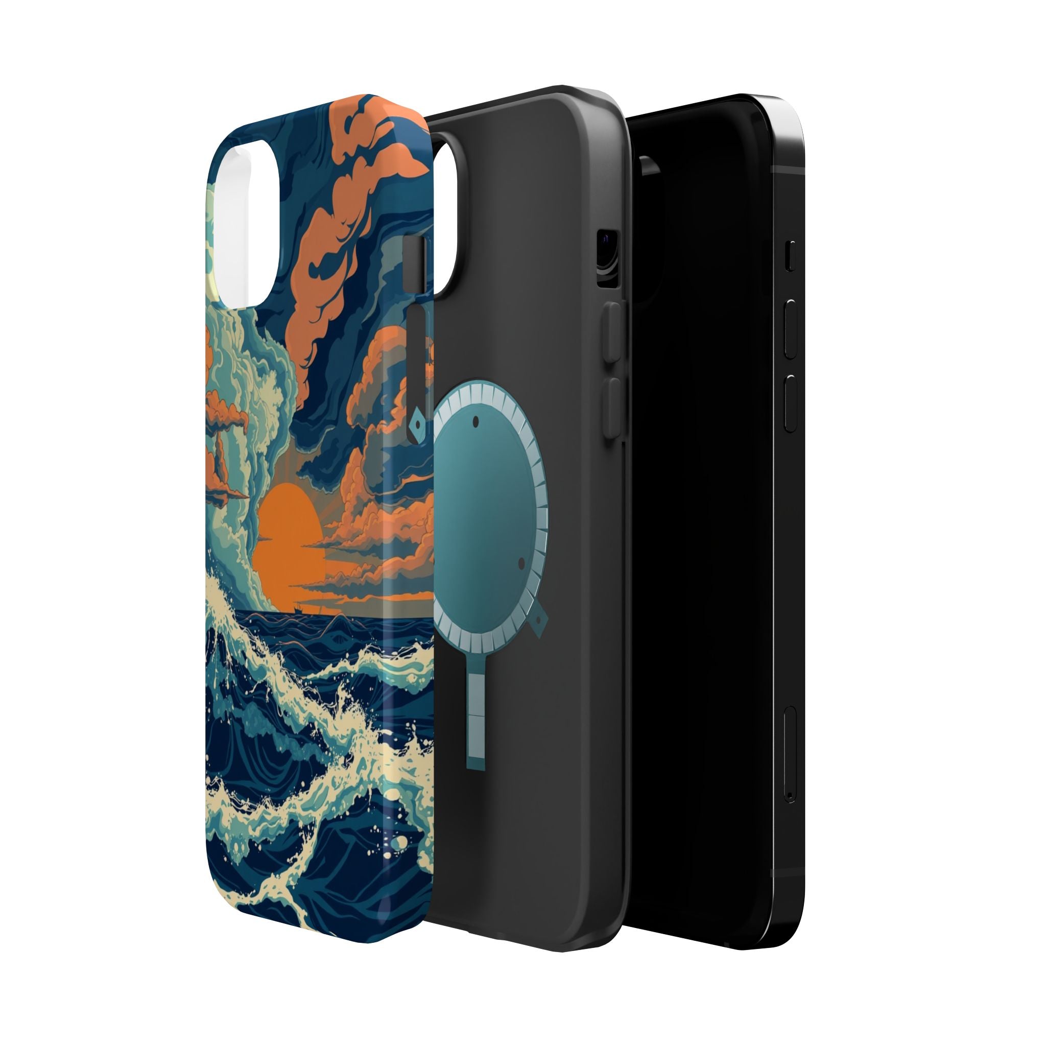 iPhone Storm at Sea Enchanted Art 16 Slim Everyday Designer Case · iPhone Case