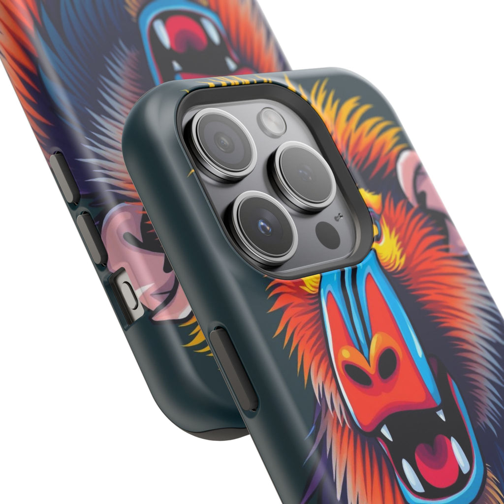 iPhone Mandrill Colorful Face Kids Fun iPhone Phone Case Gift Slim · iPhone Case