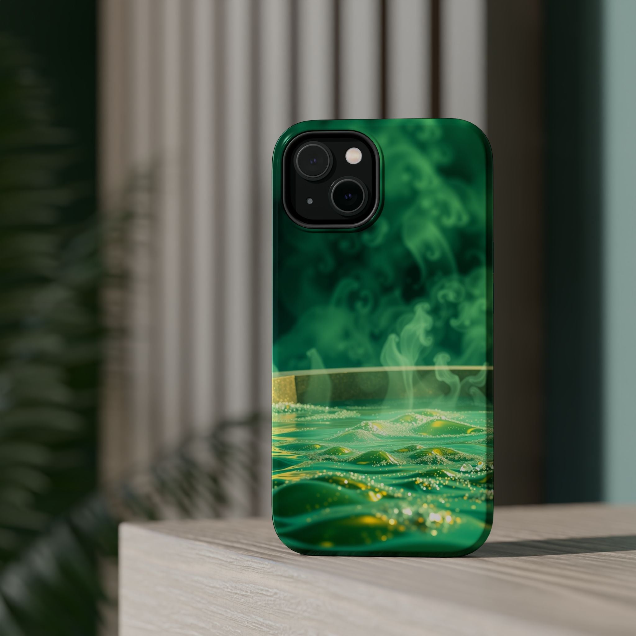iPhone Hot Spring Steam Cinematic Art Slim Everyday Designer Case · iPhone Case