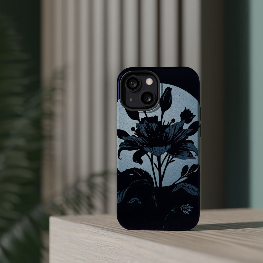 iPhone Radiant Floral Silhouette Design Slim Everyday Designer Case · iPhone Cas