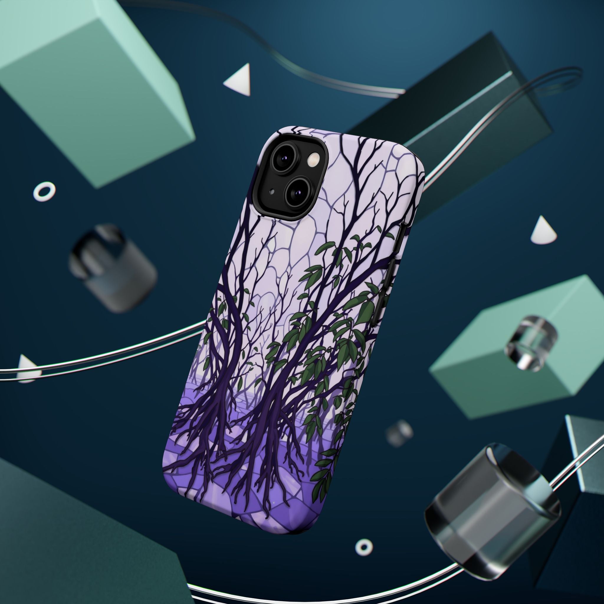 iPhone Lavender And Pearl Mangrove Roots Slim Everyday iPhone Designer · iPhone