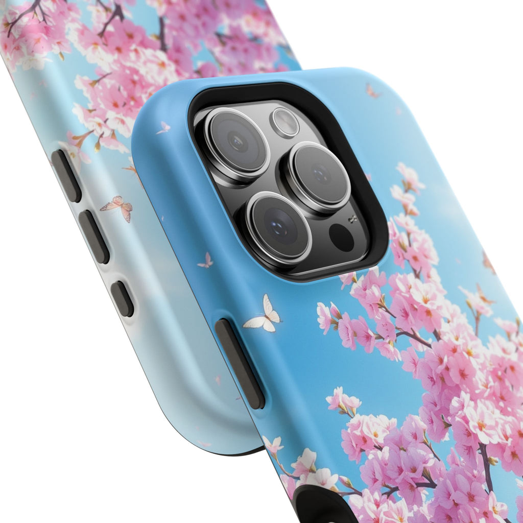 iPhone Cherry Blossom Floral Slim Everyday Designer Case · iPhone Case